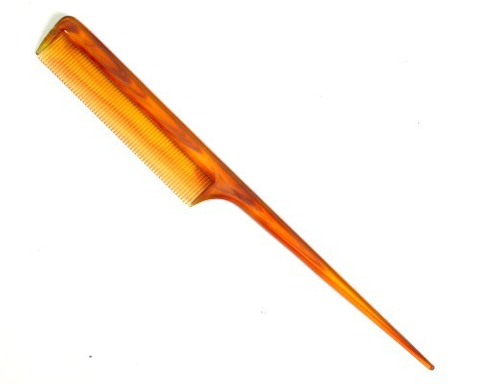 長密型雙色尖尾扁梳